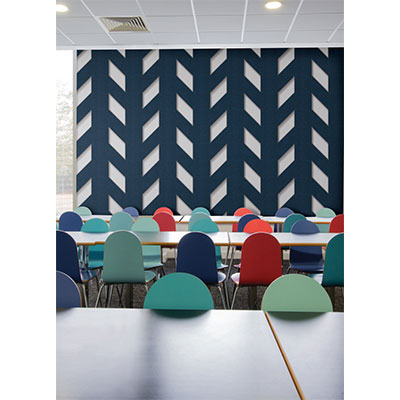 Self-Adhesive Acoustical Wallcovering from Soundbite